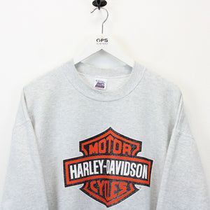 HARLEY DAVIDSON 90s Sweatshirt Grey | XL