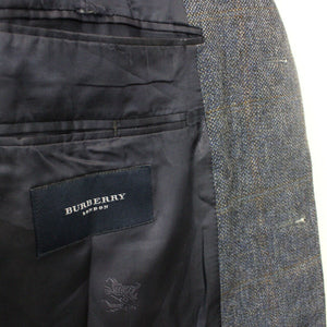 BURBERRY Wool Blazer Navy Blue | 44R Large