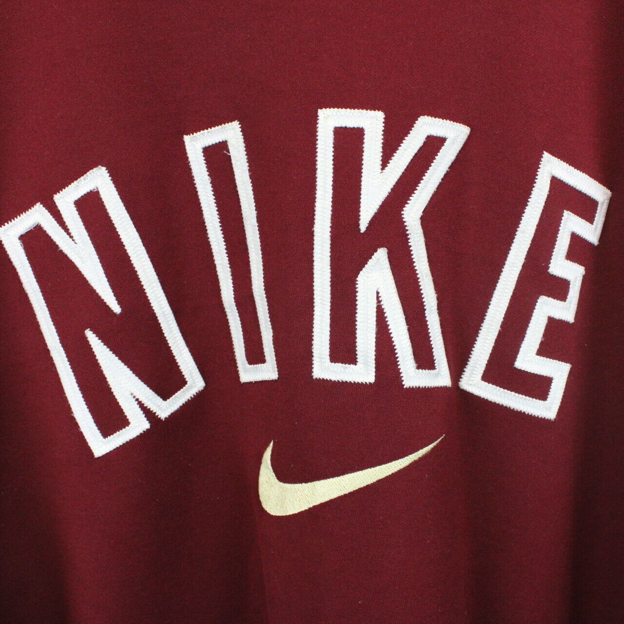 NIKE 90s Sweatshirt Red Large GPS Vintage