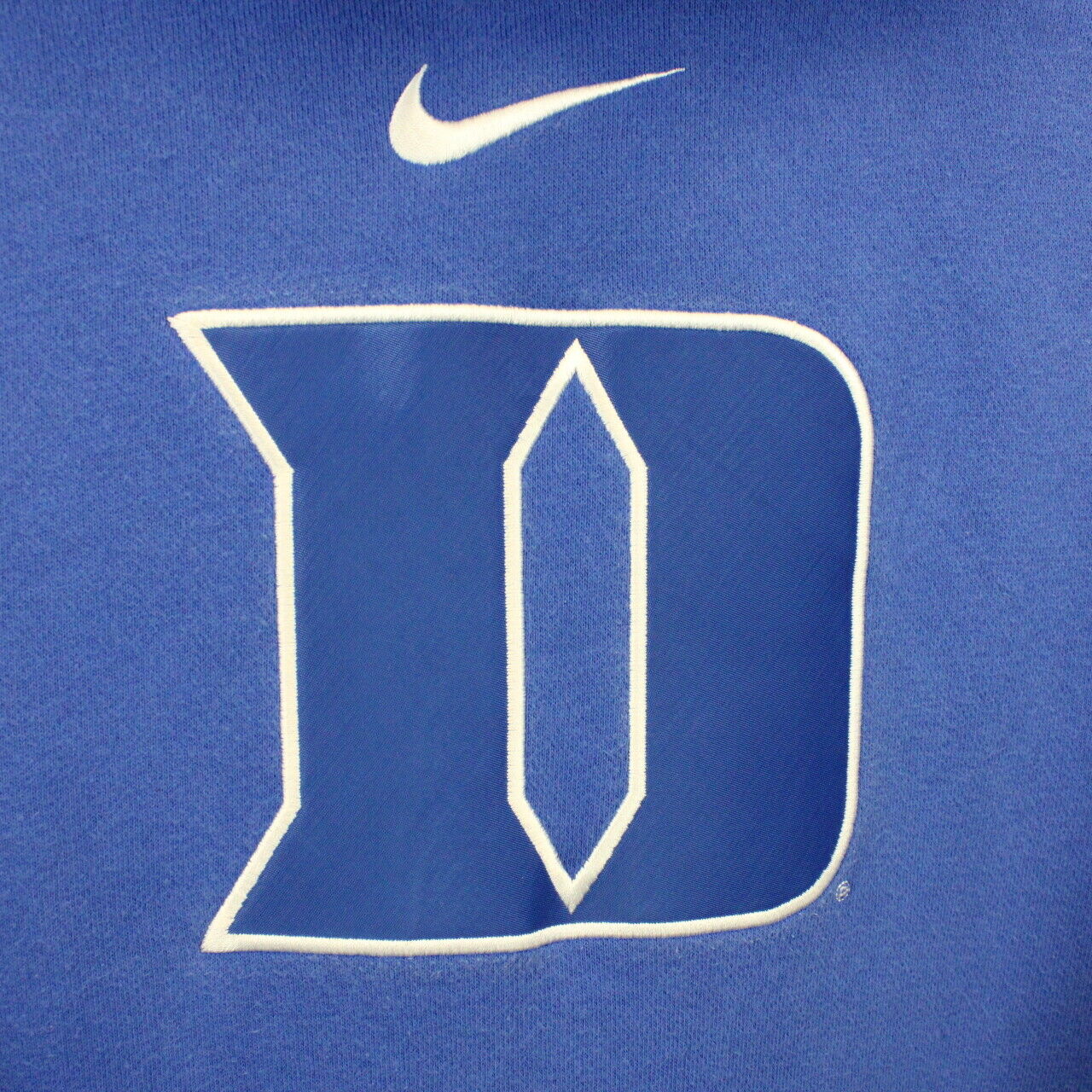 NCAA NIKE 00s DUKE BLUE DEVILS Hoodie Blue | Large