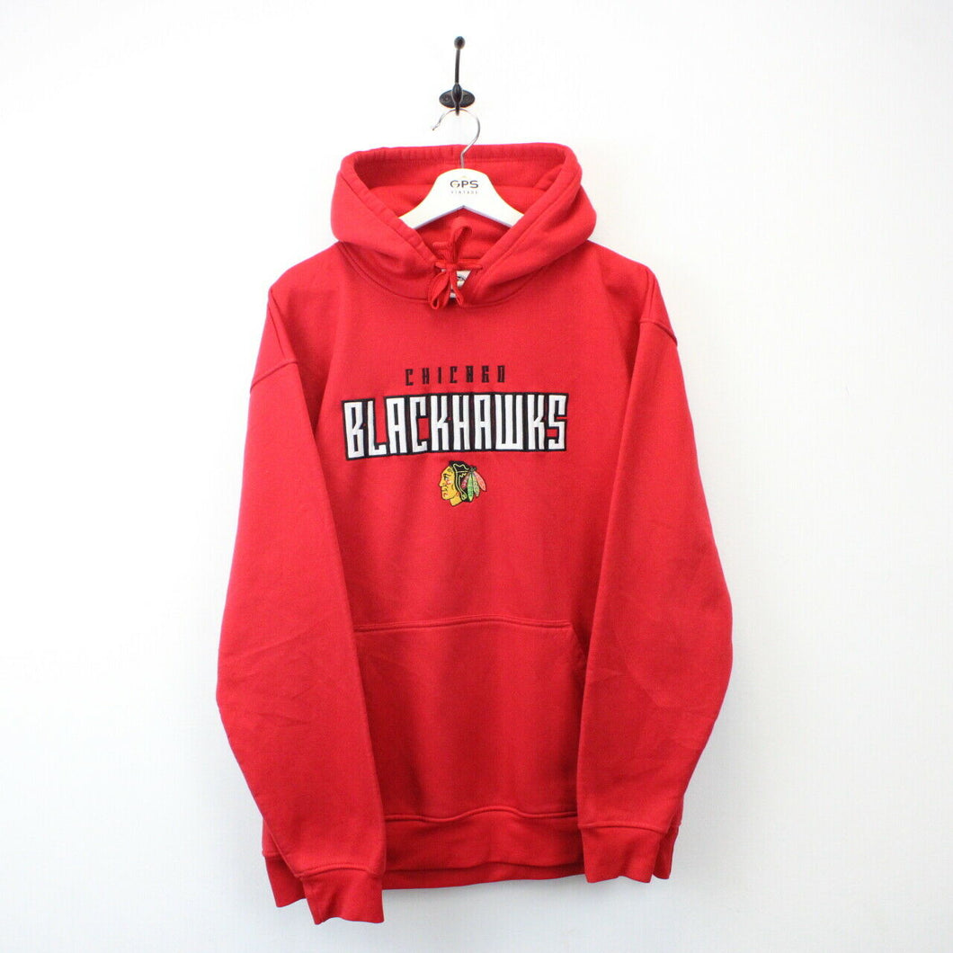 NHL 00s Chicago BLACKHAWKS Hoodie Red | XL