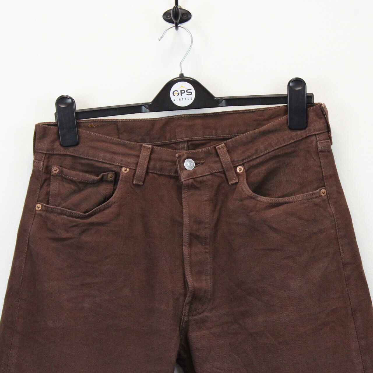 Dark brown levis on sale 501