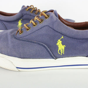 Mens RALPH LAUREN Vaughn Trainers Blue | UK 8.5