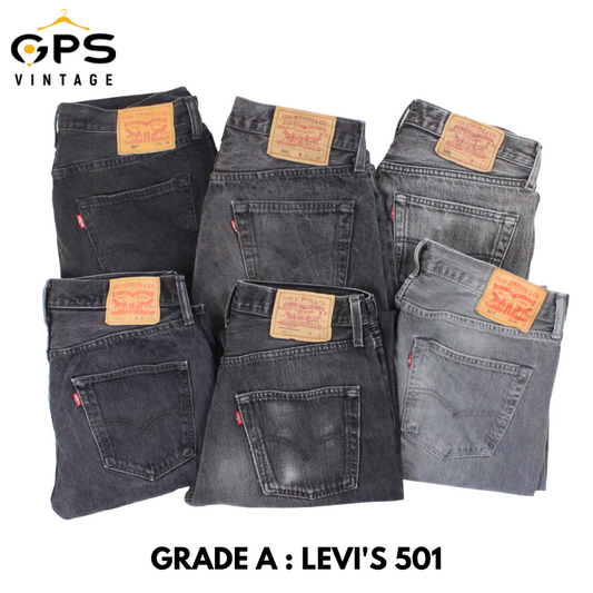 LEVIS 501 Jeans Grade A | Black Grey