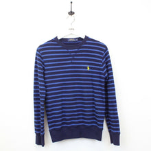 Load image into Gallery viewer, Womens RALPH LAUREN Knit Sweatshirt Blue | XS
