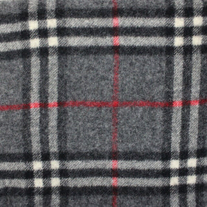 BURBERRY 00s Nova Check Scarf | Dark Grey