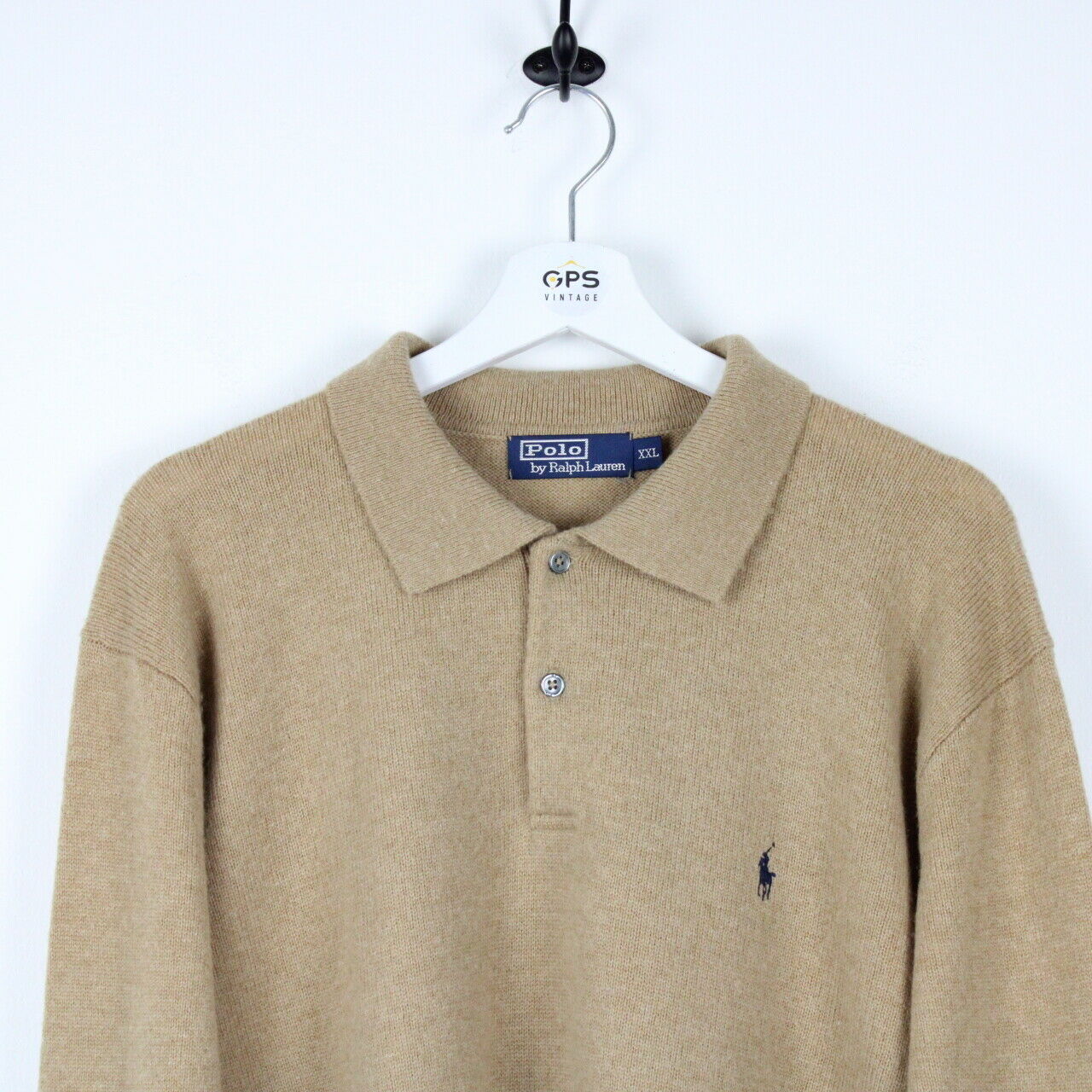 RALPH LAUREN Polo Shirt Brown | XXL