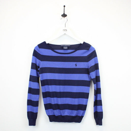 Womens RALPH LAUREN Knit Jumper Blue | XS