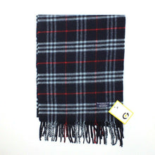 Load image into Gallery viewer, BURBERRY 00s Nova Check Scarf | Navy Blue
