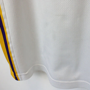 Vintage CHAMPION LA LAKERS Jersey White | Medium