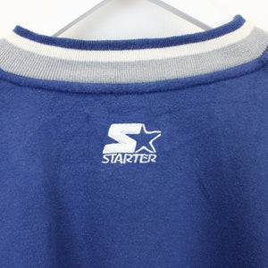 NFL STARTER 90s Dallas COWBOYS Sweatshirt Blue | Large