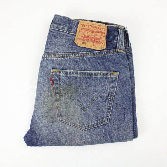 Womens LEVIS 501 Jeans Mid Blue | W31 L34