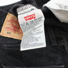 Load image into Gallery viewer, LEVIS 501 Jeans Black Charcoal | W30 L34
