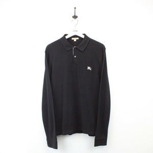 BURBERRY Polo Shirt Black | Large