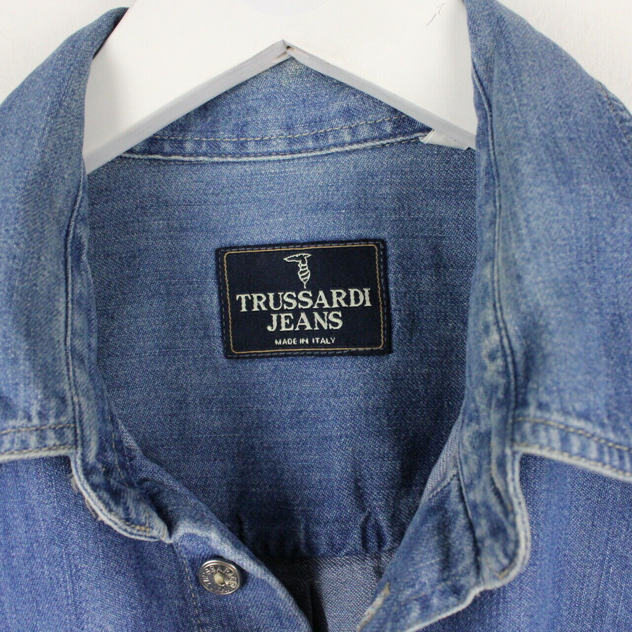 TRUSSARDI Denim Shirt Blue | Large