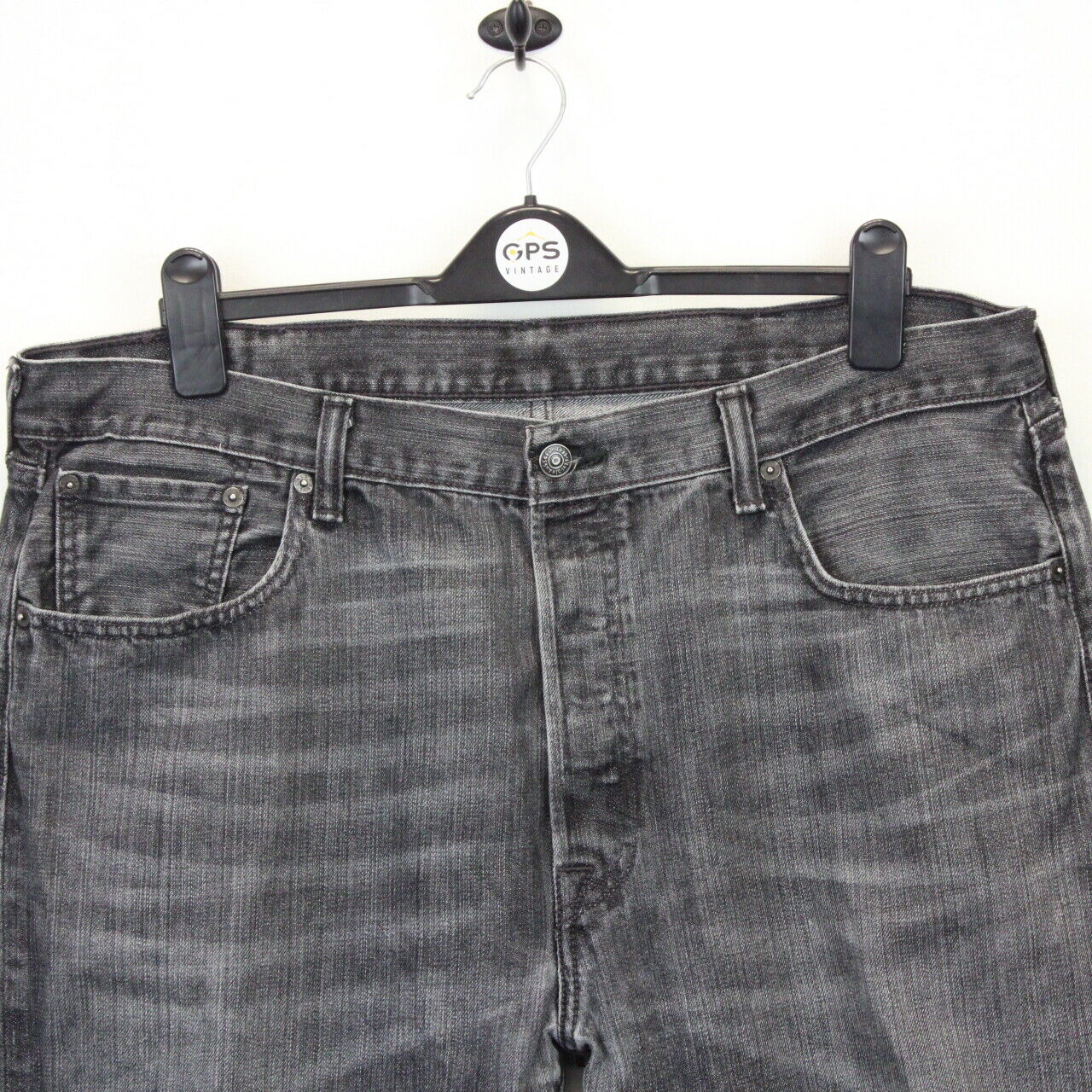 LEVIS 501 Jeans Grey Charcoal | W40 L30