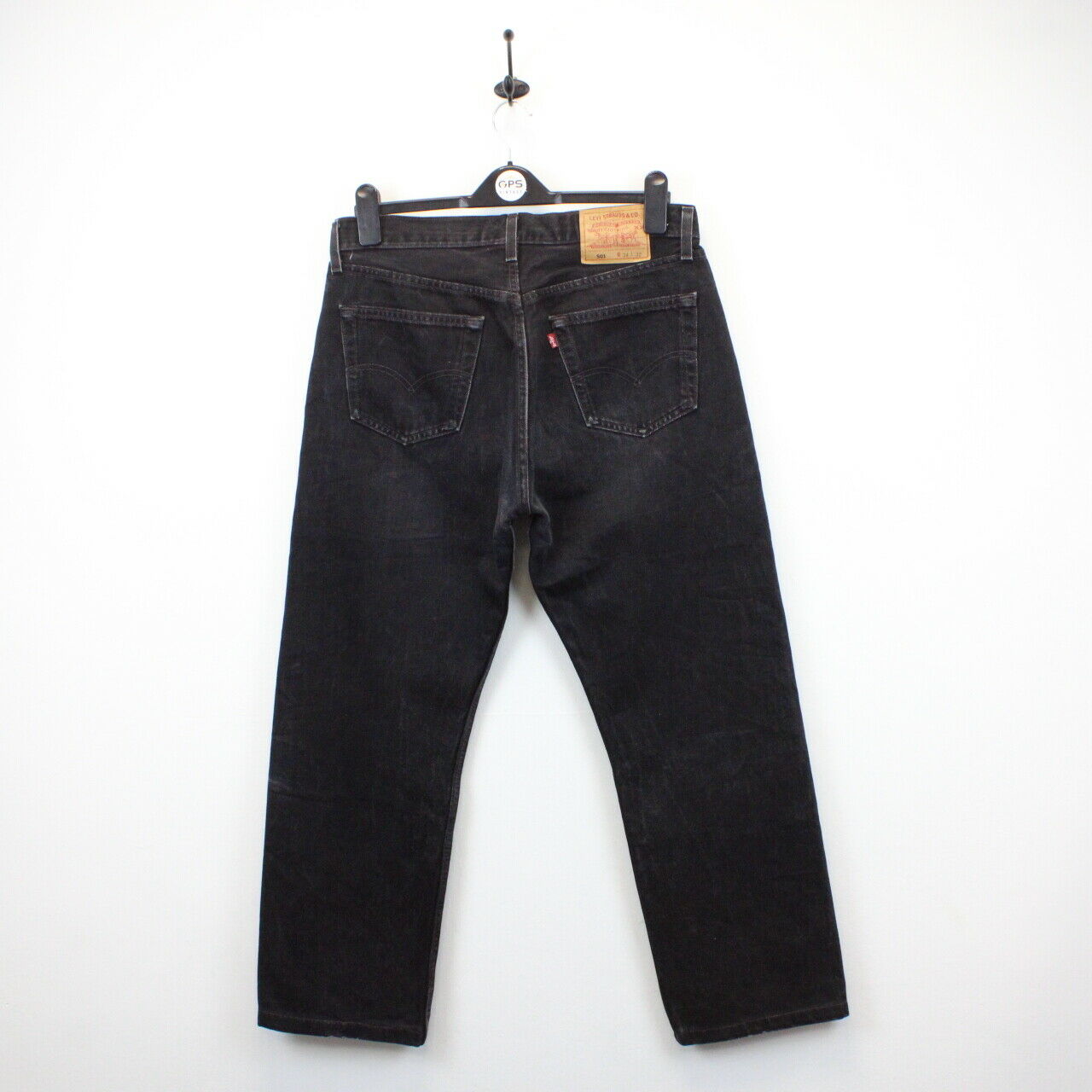 LEVIS 501 Jeans Black Charcoal | W34 L28 – GPS Vintage