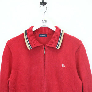 Womens BURBERRY Knit Sweatshirt Red | Small