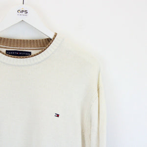 TOMMY HILFIGER Knit Sweatshirt Beige | XL