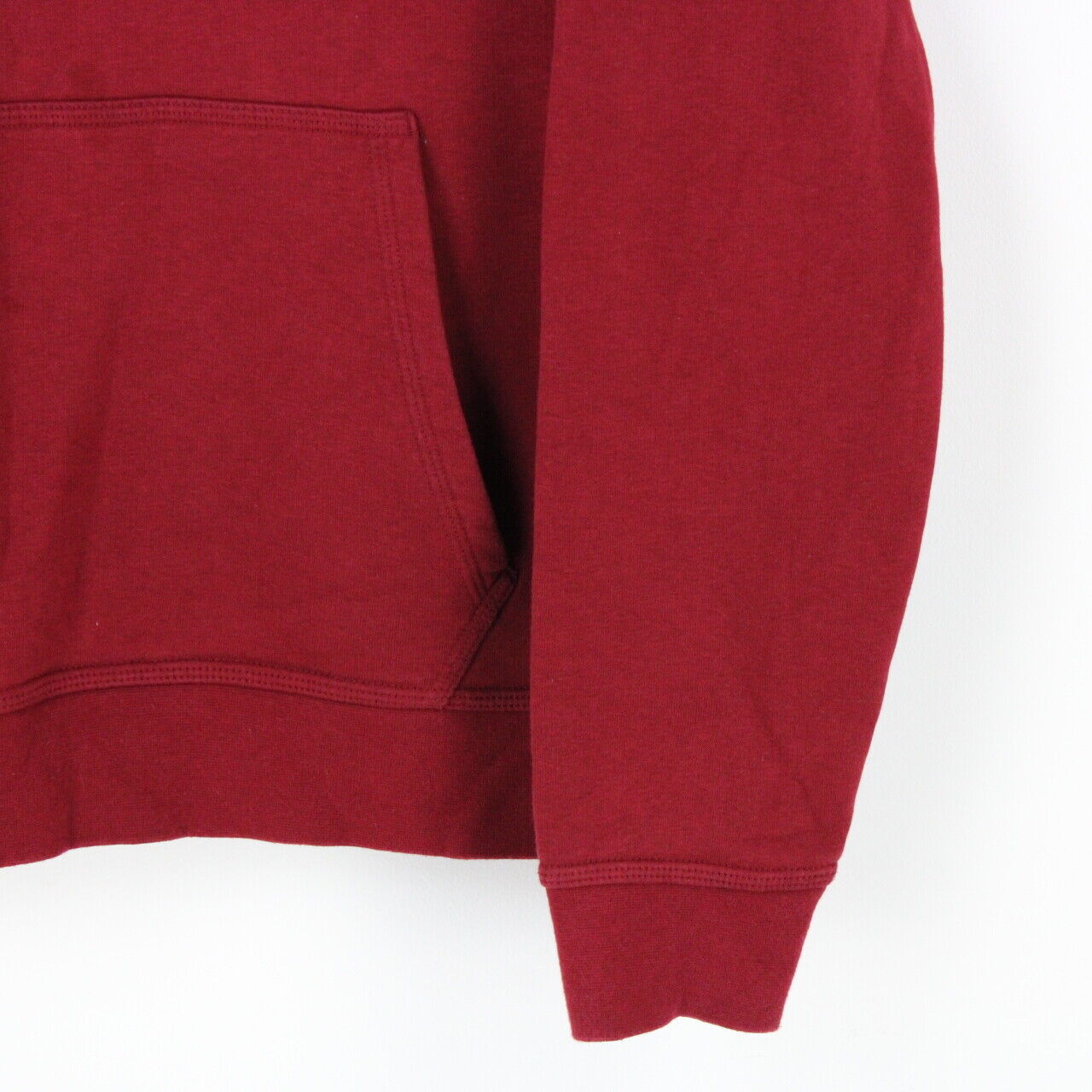 Plain red outlet nike hoodie