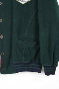 Vintage TRUSSARDI Cardigan Green | XL