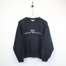 Load image into Gallery viewer, Womens SERGIO TACCHINI 90s Sweatshirt Navy Blue | Small
