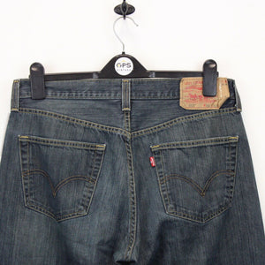 Womens LEVIS 501 Jeans Dark Blue | W34 L32