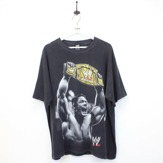 WWE 00s JOHN CENA T-Shirt Black | XL