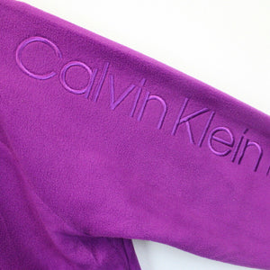 Womens CALVIN KLEIN Fleece Purple | Small