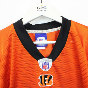 NFL REEBOK 00s Cincinnati BENGALS Jersey Orange | XL