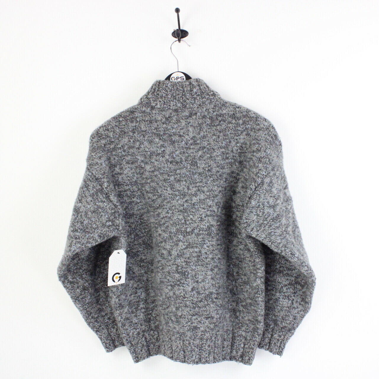 NAPAPIJRI 1/4 Zip Knit Sweatshirt Grey | Small