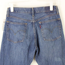 Load image into Gallery viewer, Womens LEVIS 501 Jeans Mid Blue | W28 L32
