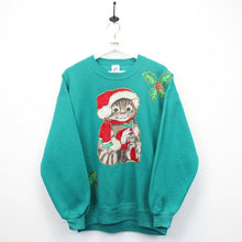 Load image into Gallery viewer, Womens 90s Christmas Sweatshirt Green | Large
