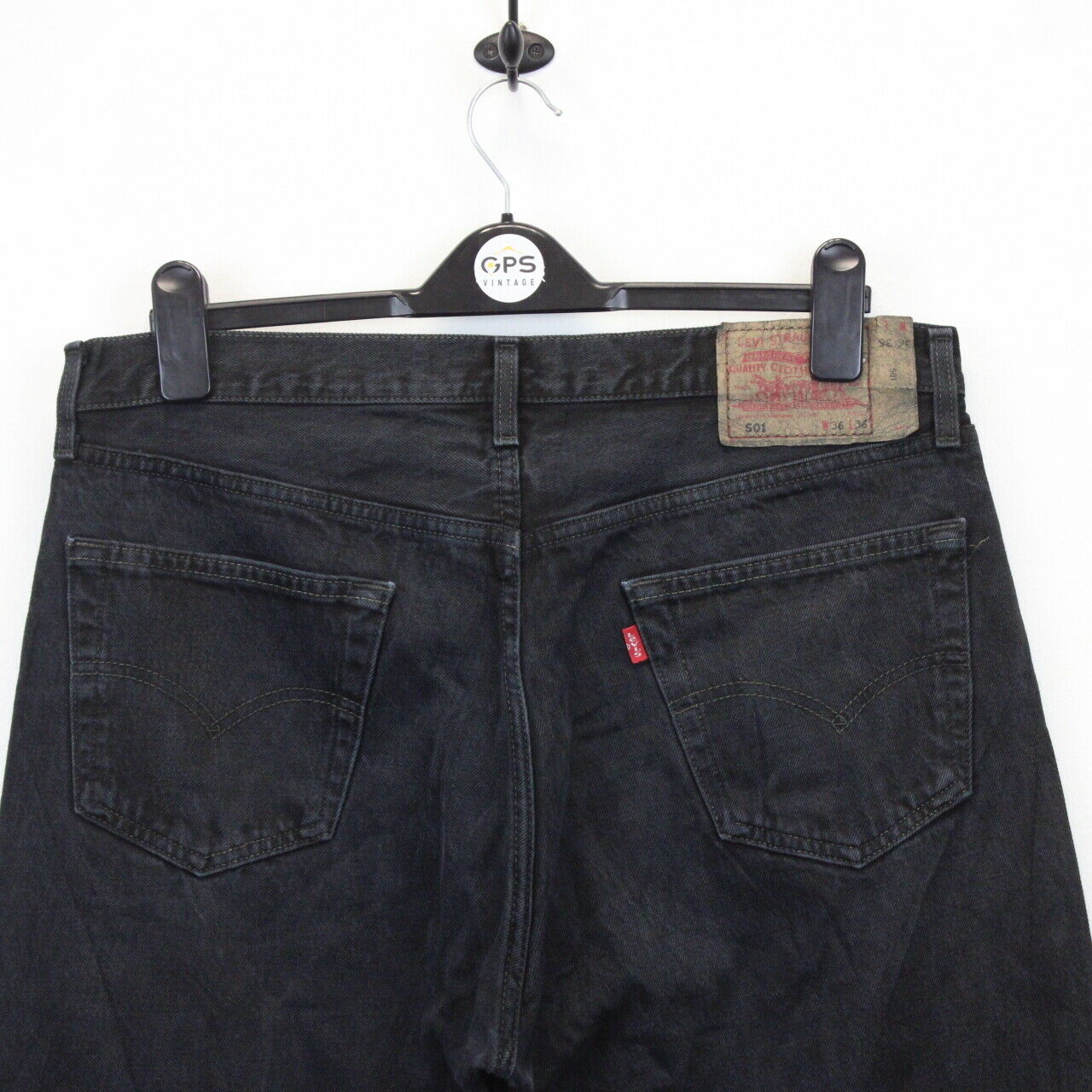 LEVIS 501 Jeans Black | W36 L30 – GPS Vintage