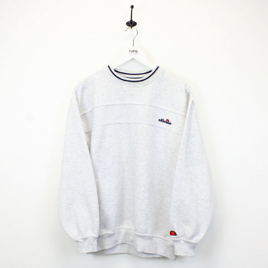 ELLESSE 90s Sweatshirt Light Grey | Small