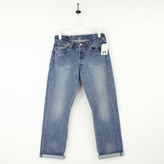 Mens LEVIS 501 Jeans Mid Blue | W32 L28