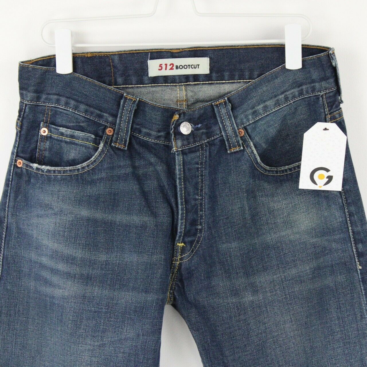 Mens LEVIS 512 Jeans Dark Blue | W32 L32