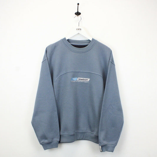 REEBOK 90s Sweatshirt Blue | Large