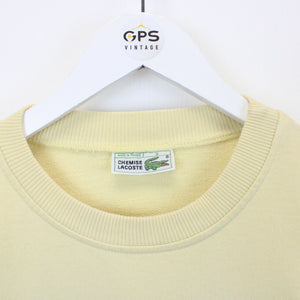 CHEMISE LACOSTE Sweatshirt Yellow | Medium