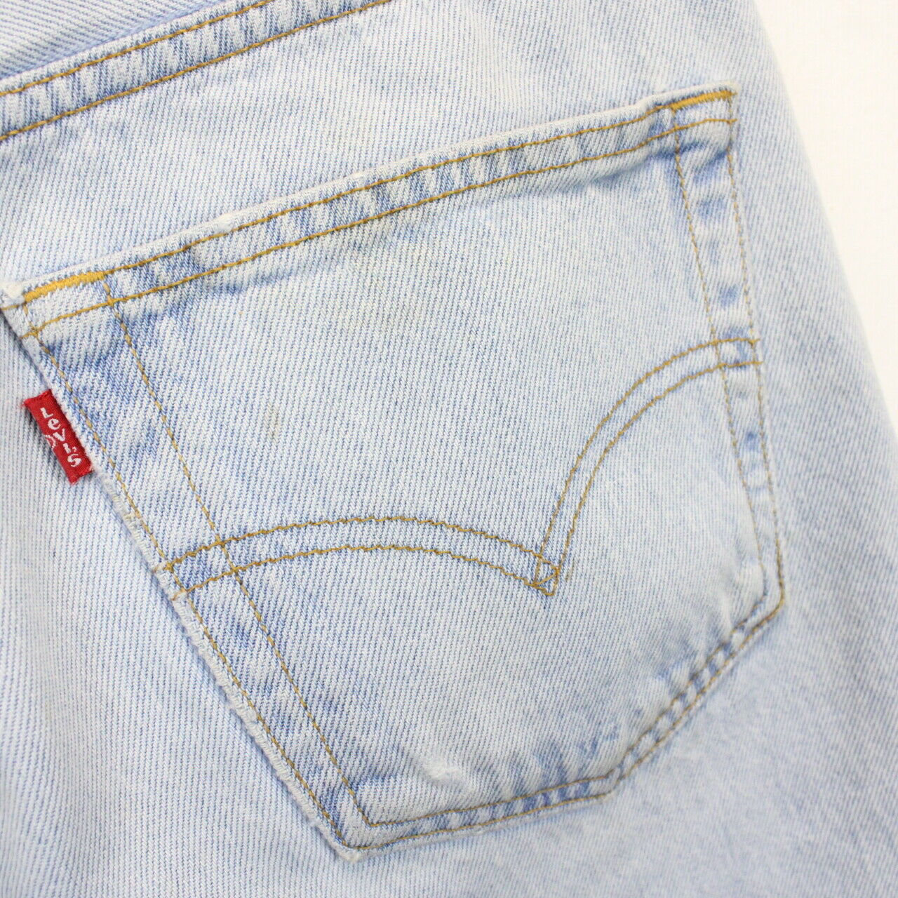 Womens LEVIS 501 Shorts Light Blue | W33