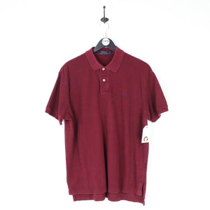 Mens RALPH LAUREN Polo Shirt Red | Large