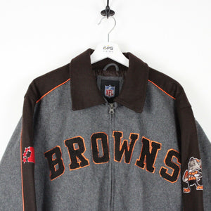 NFL 00s' Cleveland BROWNS Jacket | Medium