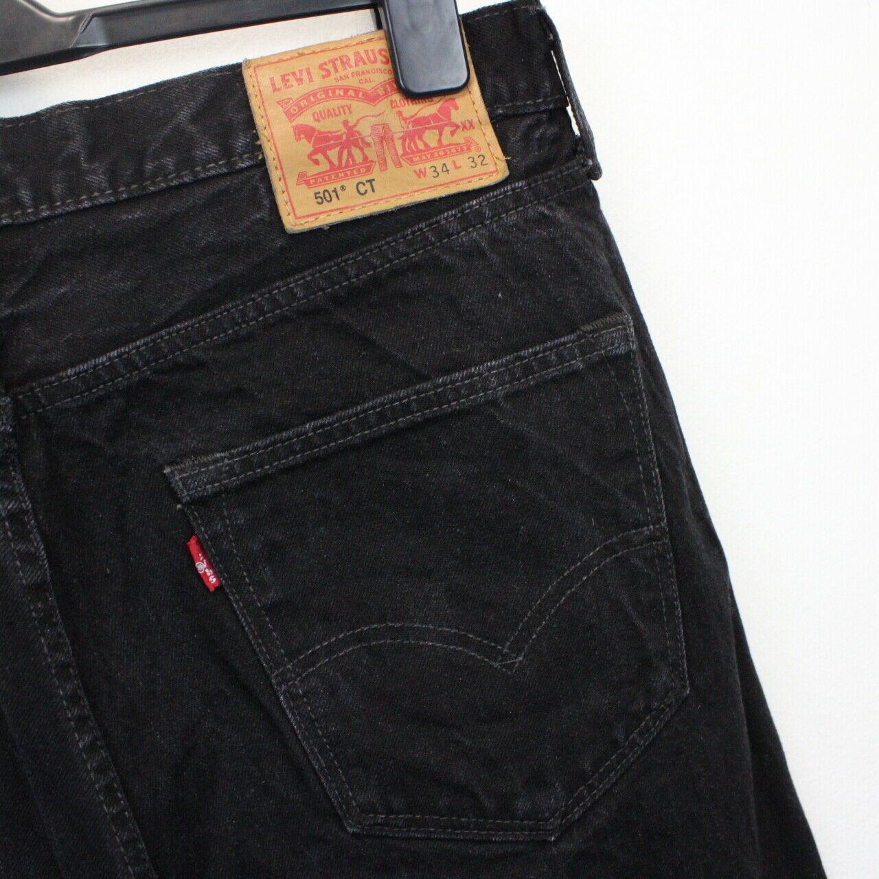 LEVIS 501 CT Jeans Black Charcoal | W34 L32 – GPS Vintage