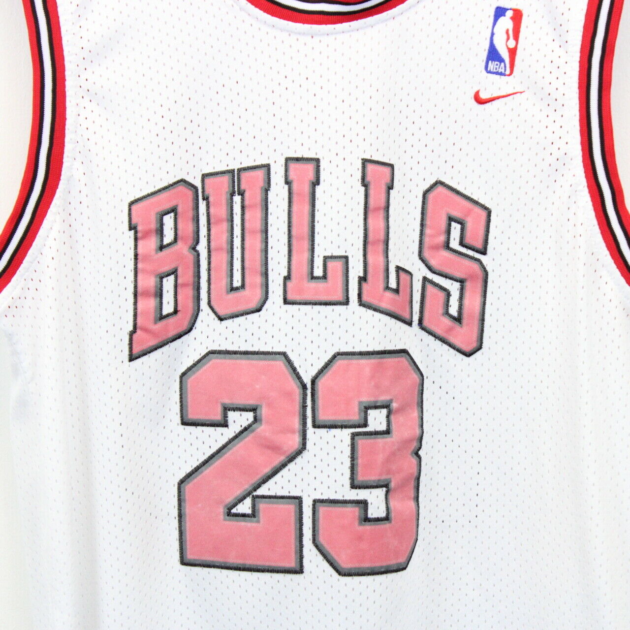 NIKE TEAM 90s Chicago BULLS Jersey White | Large