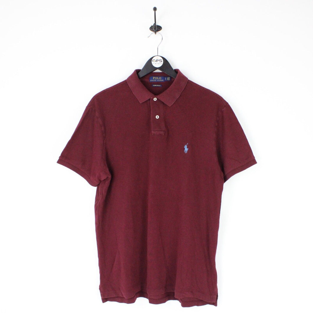 Mens RALPH LAUREN Polo Shirt Red | Large