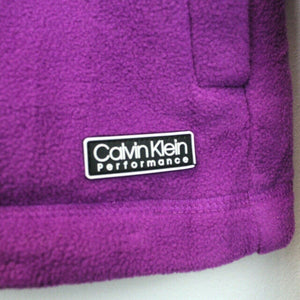 Womens CALVIN KLEIN Fleece Purple | Small