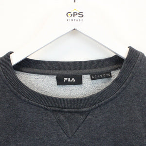 Womens FILA Sweatshirt Grey | Large