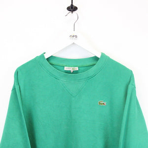 CHEMISE LACOSTE 90s Knit Sweatshirt Green | Small