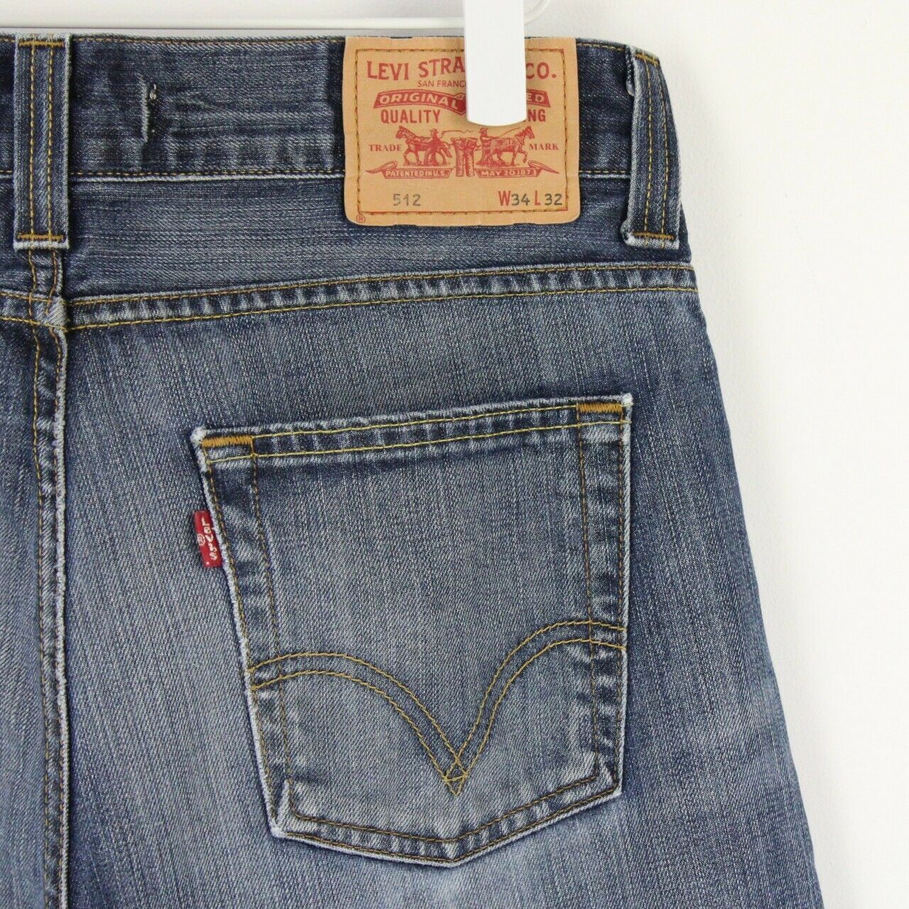 Mens LEVIS 512 Jeans Mid Blue | W34 L32