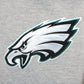 NFL 00s Philadelphia EAGLES Hoodie Grey | XL